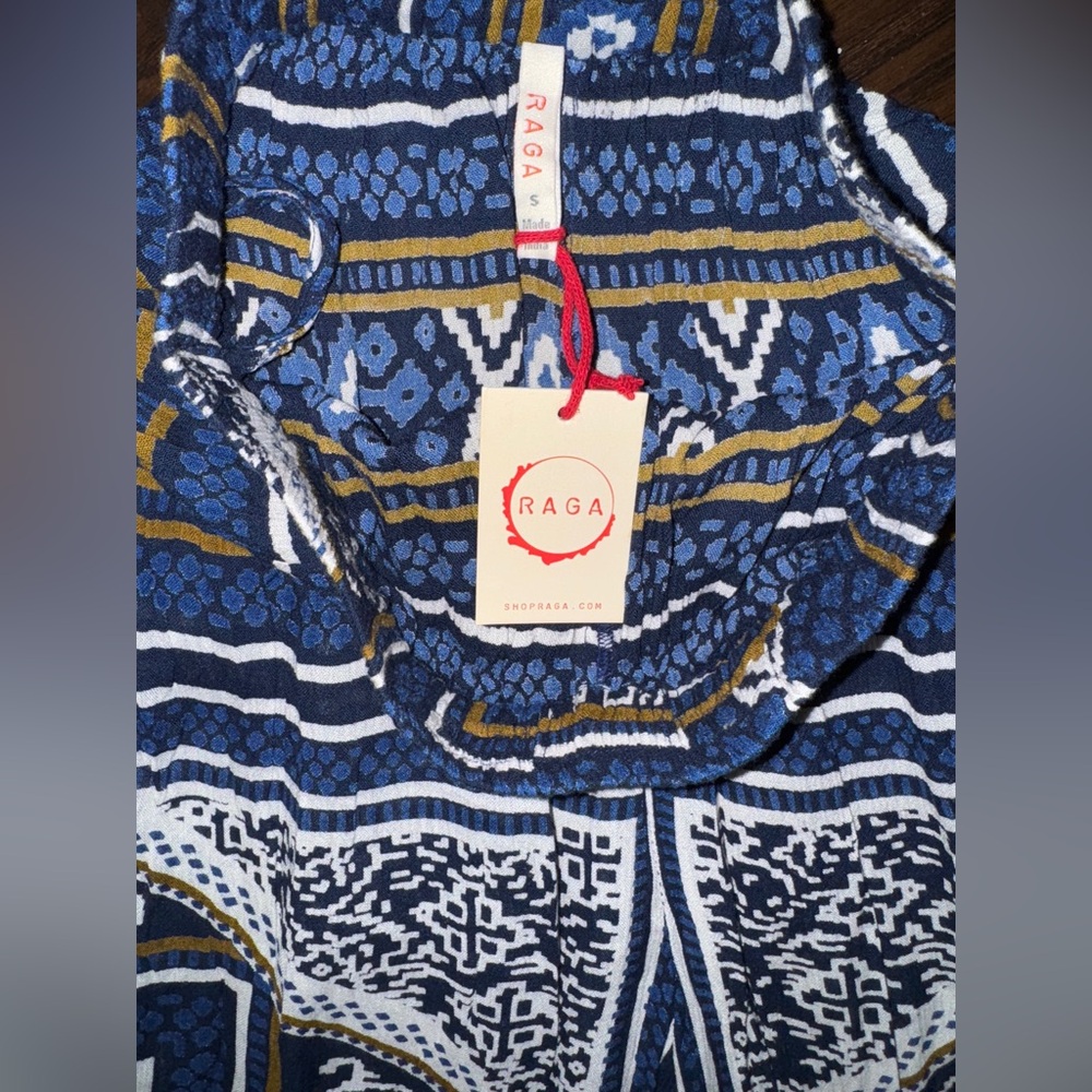 💙 NWT! Anthropologie RAGA Boho Wide Leg Summer Pant - Picture 7 of 7